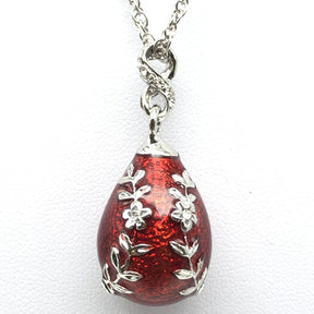 Red Egg Pendant Necklace jewelry Keren Kopal