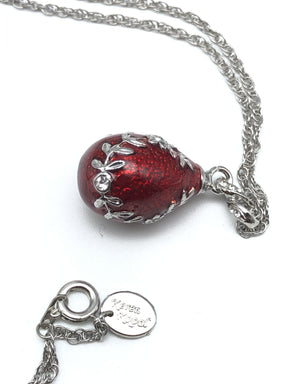 Red Egg Pendant Necklace jewelry Keren Kopal