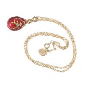 Red Egg Pendant Necklace jewelry Keren Kopal