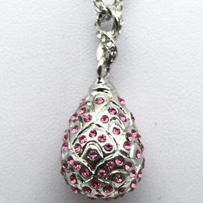 Silver Egg Pendant Necklace jewelry Keren Kopal