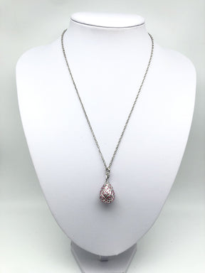 Silver Egg Pendant Necklace jewelry Keren Kopal