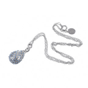 Silver Egg Pendant Necklace jewelry Keren Kopal