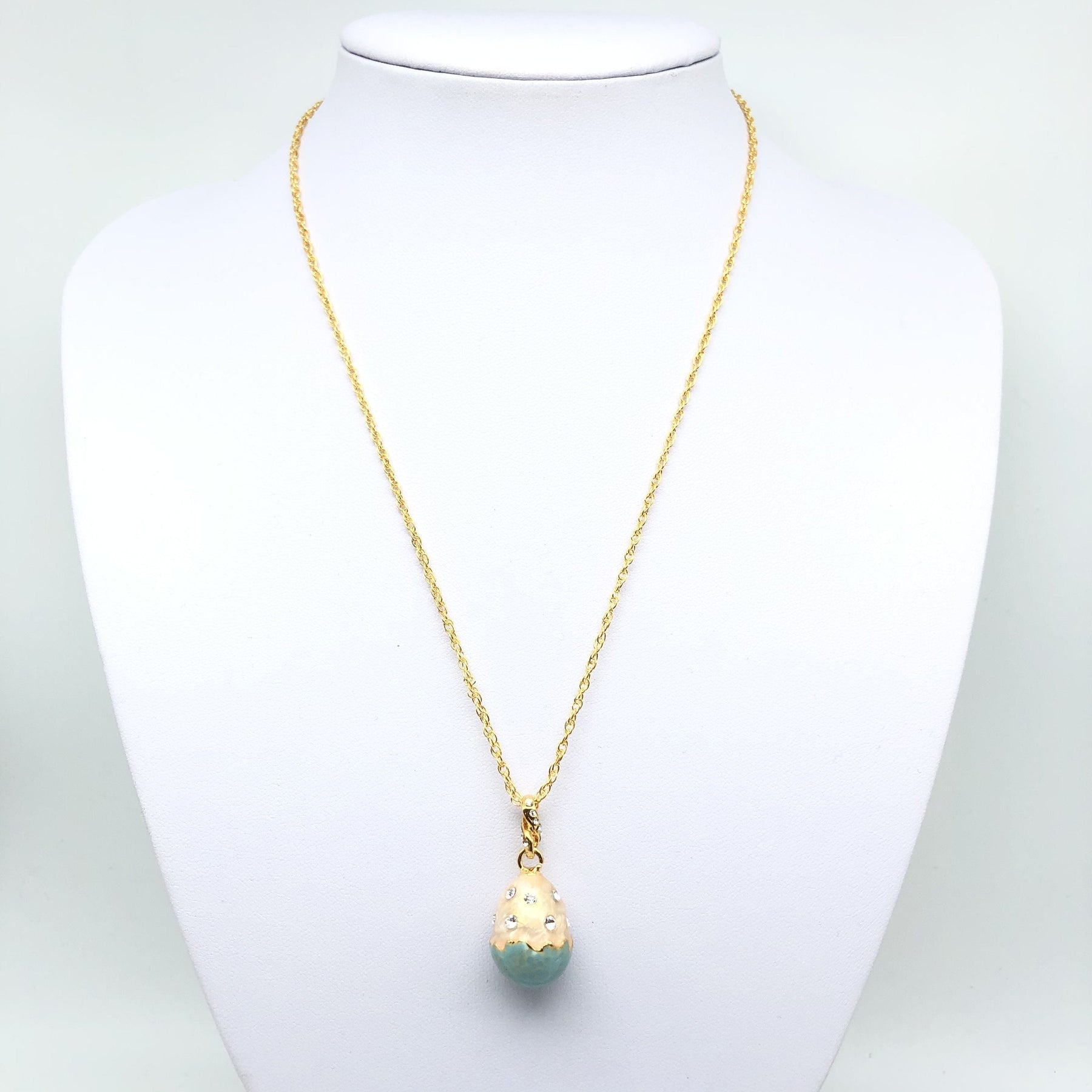 Turquoise Egg Pendant Necklace jewelry Keren Kopal