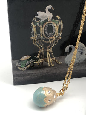 Turquoise Egg Pendant Necklace jewelry Keren Kopal