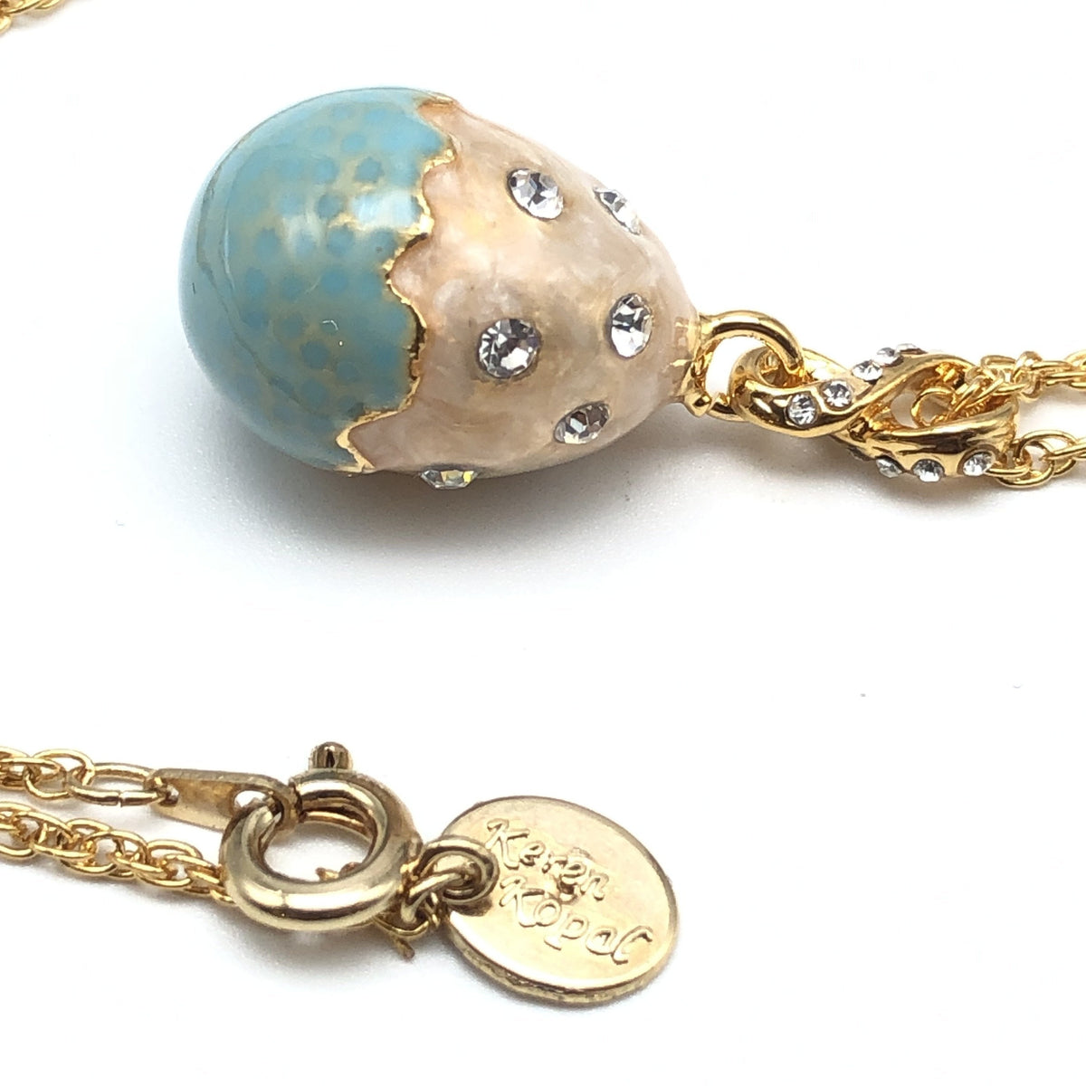 Turquoise Egg Pendant Necklace jewelry Keren Kopal