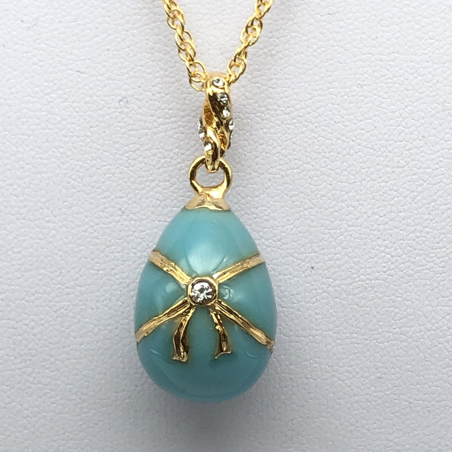 Turquoise Egg Pendant Necklace jewelry Keren Kopal