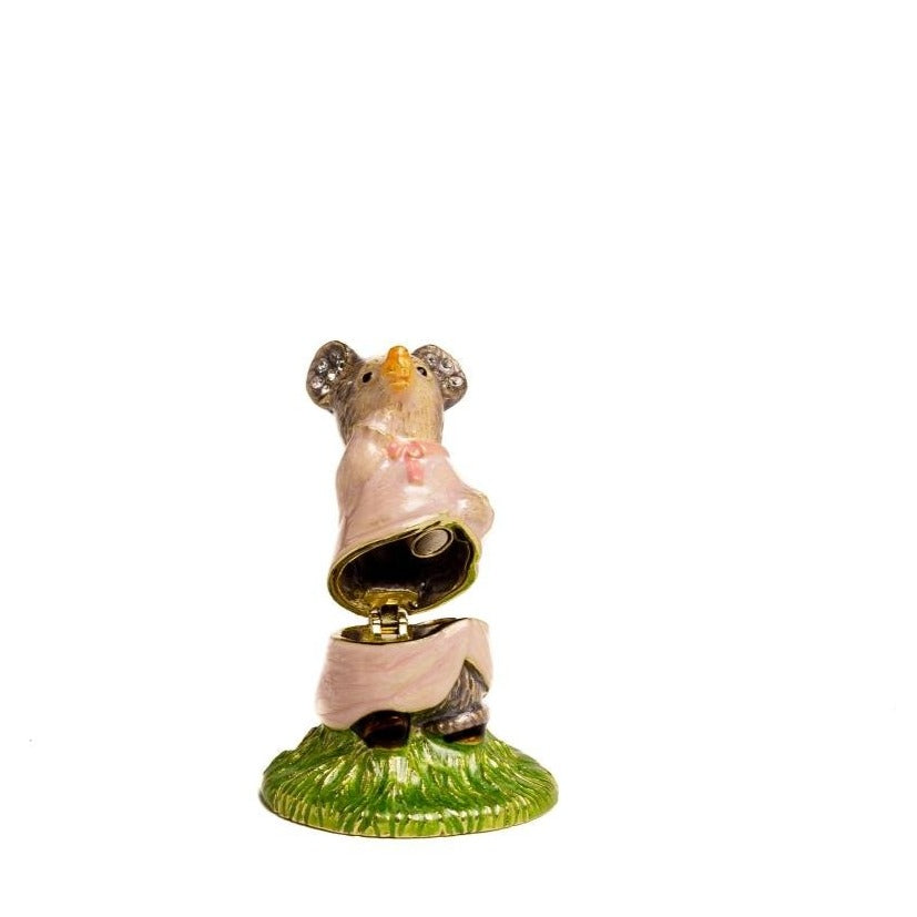 Baby Girl Mouse trinket box Keren Kopal