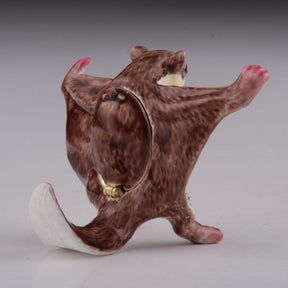 Brown bat trinket box Keren Kopal