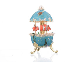 Clownfish Musical Carousel trinket box Keren Kopal