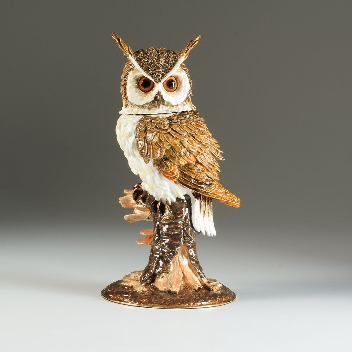 Keren Kopal Large Brown Owl trinket box 466.50