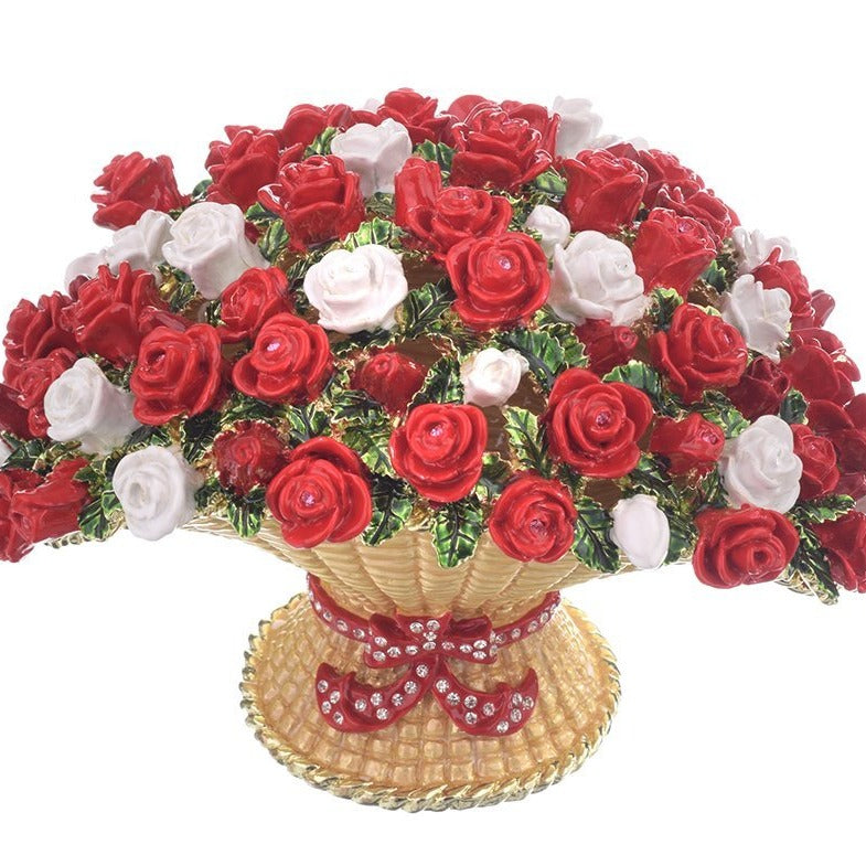 Large Flowers Vase trinket box Keren Kopal