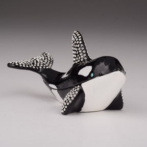 Orca Whale trinket box Keren Kopal