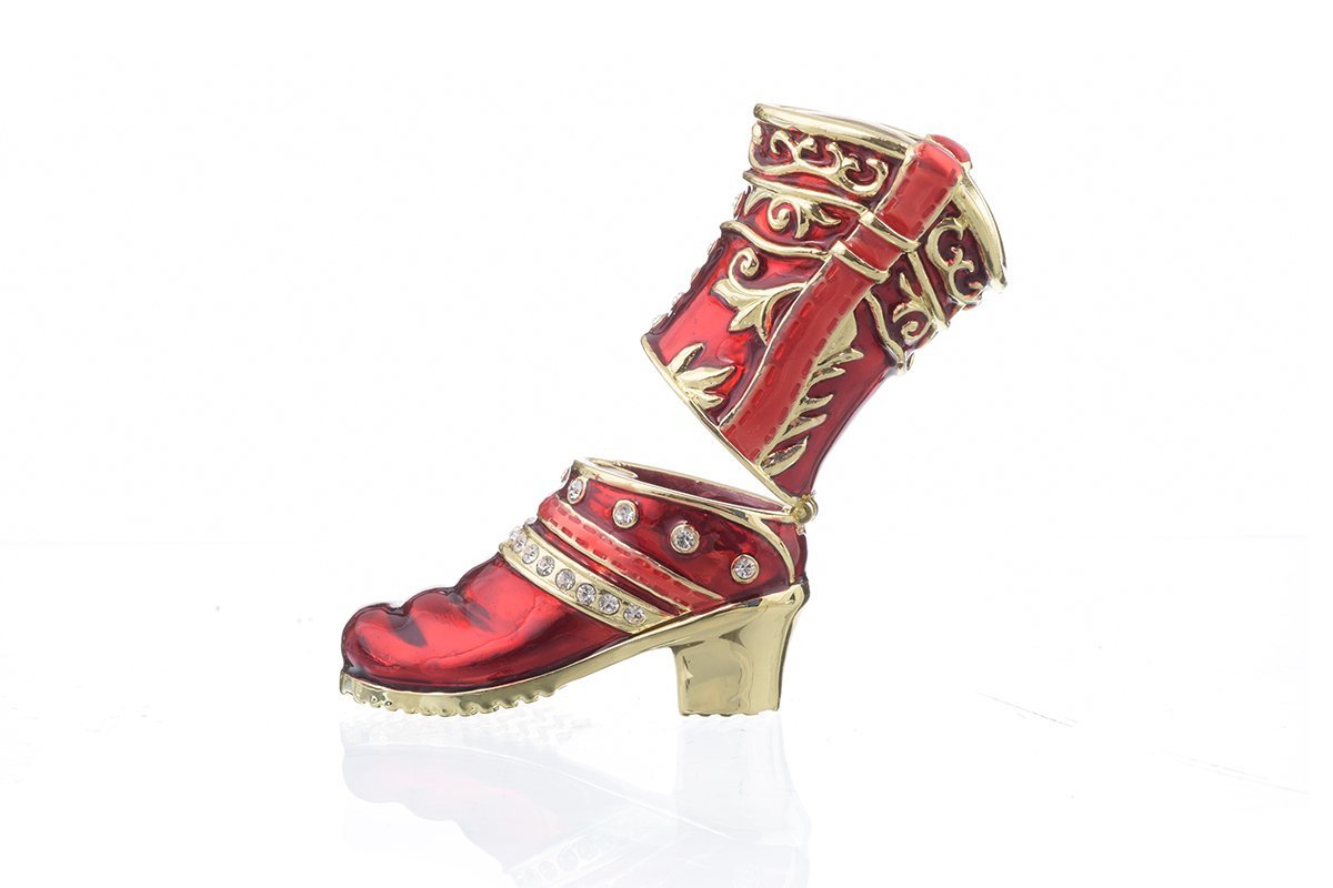 Red Musketeer Shoe trinket box Keren Kopal