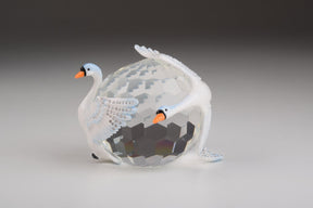 Keren Kopal Two White Swans on Crystal Ball trinket box 141.50