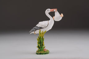 Keren Kopal White Stork Carring a Baby trinket box 99.00